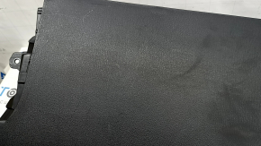 Left center console trim for Mazda CX-5 17-25, black, without frame and armrest, scratches, worn, broken mount
