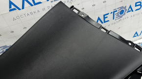 Left center console trim for Mazda CX-5 17-25, black, without frame and armrest, scratches, worn, broken mount