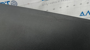 Right center console trim for Mazda CX-5 17-25, black, without frame and armrest, scratches, worn