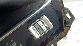 Mazda CX-5 17-24 automatic transmission shifter cover with MiDrive button, scratches, peeling chrome, no cover