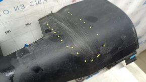 Left threshold for Jeep Compass 17-24: structure, scratches, wear, cracks, broken fasteners