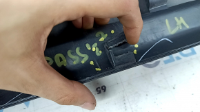 Left threshold for Jeep Compass 17-24: structure, scratches, wear, cracks, broken fasteners