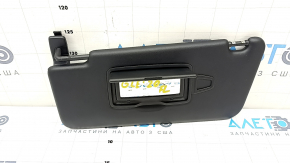 Left visor for Mercedes W167 GLE 350 450 20-24, black, without hook