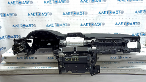 Mazda CX-5 17-24 black dashboard with airbag, with deflector, rusty squib, scuffs, needs cleaning