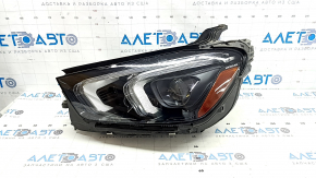 Left front headlight assembly for Mercedes W167 GLE 350 450 20-23 LED with seal, in glue, sand