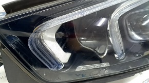 Left front headlight assembly for Mercedes W167 GLE 350 450 20-23 LED with seal, in glue, sand