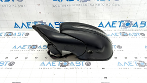 Left side mirror assembly for Mercedes W167 GLE 350 450 20-23 10+8+4+2 turn signal, heated, backlight, BSM, camera, auto-dimming, black, glued, scratches, contact with water, oxidized connectors