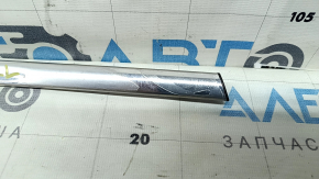 Upper rear left door molding for Honda CRV 23-25, chrome, glued on