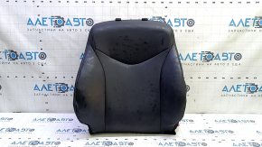Leather upholstery for the back of the passenger seat of the Toyota Prius V 12-17, black, heated, dry-cleanable
