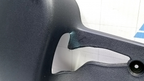 Right side passenger seat trim for Toyota Prius V 12-17, black, plastic turned white