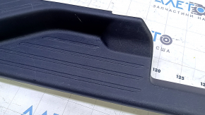 Rear right inner door sill trim for Toyota Prius V 15-17, black, scratches