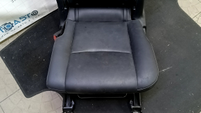 Rear seats, 2nd row, left, Toyota Prius V 15-17, black leather, dry cleanable