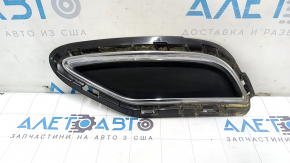 Right rear bumper grille for Audi Q5 80A 18-20, chrome trim, chrome finish