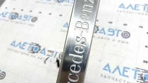 Outer door sill trim front left Mercedes W167 GLE 350 450 20-24 chrome with backlight, scratches, contact with water, working