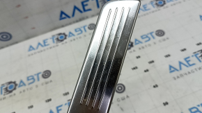Outer door sill trim, front right, Mercedes W167 GLE 350 450 20-24, chrome with backlight, scratches, contact with water, working