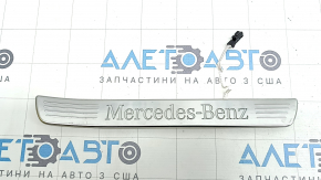 Outer rear right door sill trim Mercedes W167 GLE 350 450 20-24 chrome with backlight, scratches, contact with water, working