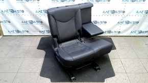 Rear seats, 2nd row, right, Toyota Prius V 15-17, black leather, dry cleanable, scratches