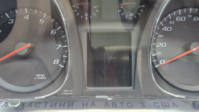 Chevrolet Equinox 10-15 pre-restyling 97k instrument cluster, scratches, incorrect temperature reading