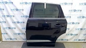 Rear left door assembly for Audi Q7 16-25 aluminum, keyless, quattro, black L041, scratches