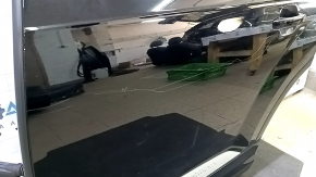 Rear left door assembly for Audi Q7 16-25 aluminum, keyless, quattro, black L041, scratches
