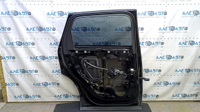 Rear left door assembly for Audi Q7 16-25 aluminum, keyless, quattro, black L041, scratches