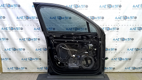 Front left door assembly for Audi Q7 16-19, aluminum, keyless, black, L041, scratches