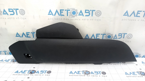 Left side center console trim for a 2021 Ford Bronco Sport, black, scratches, broken mount