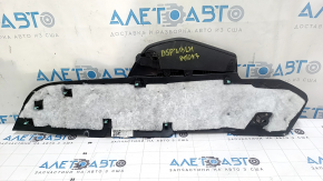 Left side center console trim for a 2021 Ford Bronco Sport, black, scratches, broken mount