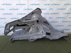 Quarter wing rear left Mercedes W213 E 300/350 17-23 sawed off, silver, pokes