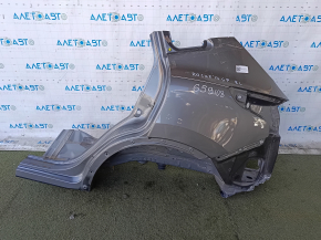 Quarter wing rear left Nissan Rogue Sport 17- on the body, graphite, bumps