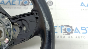 Mercedes W167 GLE 350 450 20-23 black leather steering wheel with heating, scratches, tears, dents