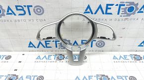 Mercedes W167 GLE 350 450 20-23 chrome and black steering wheel trim, scratches