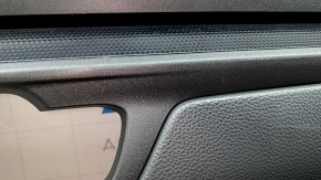 Rear right door panel, Honda CRV 23-25, black leather with orange stitching, Sport, glossy black molding, scratches