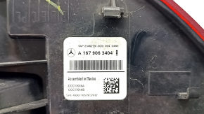 Right outer wing light for Mercedes W167 GLE 350 450 20-23 scratches, glue, water damage, non-working