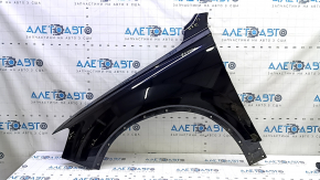 Front left wing for Audi Q7 16-25 aluminum, black L041