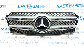 Mercedes W167 GLE 350 450 20-23 radiator grille assembly for radar and camera, with emblem, sand, broken mount