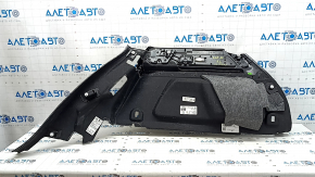 Left arch trim for Mercedes W167 GLE 350 450 20-24, black, for 2 rows, with mesh, with backlight, scratches