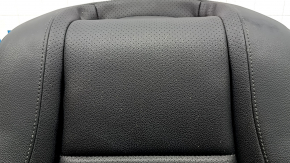 Mercedes W167 GLE 350 450 20-23 black leather driver's seat backrest, perforated, heated, worn, water contact, cleanable