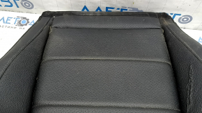 Mercedes W167 GLE 350 450 20-23 black leather driver's seat upholstery, perforated, heated, water resistant, cracked, scratched, needs cleaning