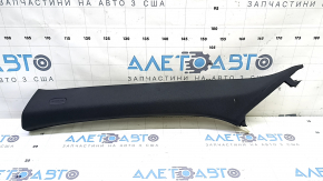 Left front pillar trim for Audi Q7 16-25 black