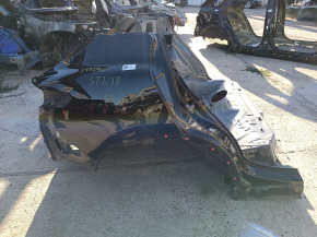 Alfa Romeo Stelvio 18-21 rear right quarter wing on the body, black, dents, bumps