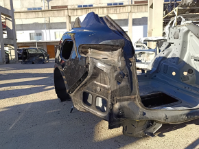 Quarter wing rear left Alfa Romeo Stelvio 18-21 on the body, black, pokes