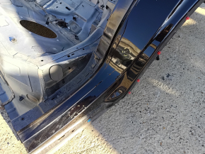 Quarter wing rear left Alfa Romeo Stelvio 18-21 on the body, black, pokes