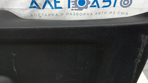 Lower trim of the trunk door of Mercedes W167 GLE 350 450 20-24 black, upper part, scratches, scuffs, dents, whitened plastic