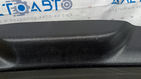 Lower trim of the trunk door of Mercedes W167 GLE 350 450 20-24 black, upper part, scratches, scuffs, dents, whitened plastic