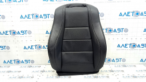 Mercedes W167 GLE 350 450 20-23 passenger seat back upholstery, black leather, perforated, heated, water contact, cleanable