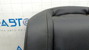 Mercedes W167 GLE 350 450 20-23 passenger seat back upholstery, black leather, perforated, heated, water contact, cleanable