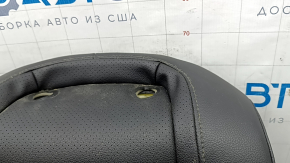 Mercedes W167 GLE 350 450 20-23 passenger seat back upholstery, black leather, perforated, heated, water contact, cleanable