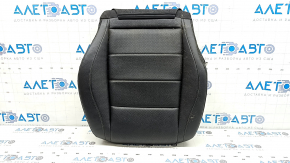 Mercedes W167 GLE 350 450 20-23 passenger seat cushion upholstery, black leather, perforated, heated, water contact, cleanable