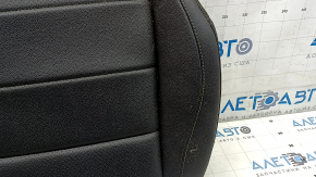 Mercedes W167 GLE 350 450 20-23 passenger seat cushion upholstery, black leather, perforated, heated, water contact, cleanable